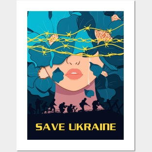 SAVE UKRANIE Posters and Art